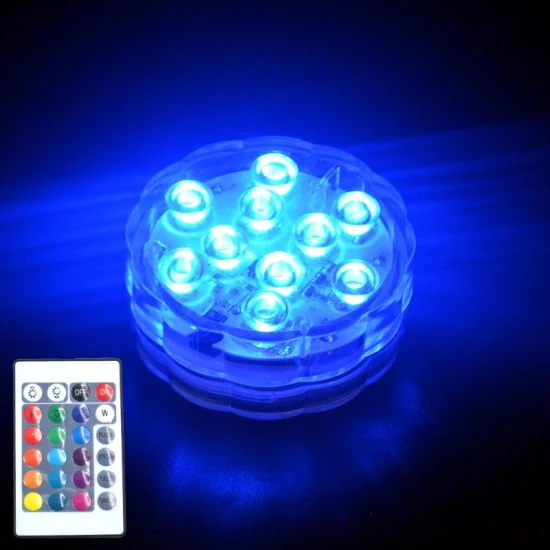 Lumière Disco LED Submersible RVB, spectacle lumineux pour piscine, bain à remous, lampe de SPA, lumière de bain