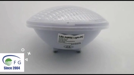 Ampoule LED RVB PAR 56 Piscina 12 V IP68 pour lampe de piscine (PC/Verre/316SS)